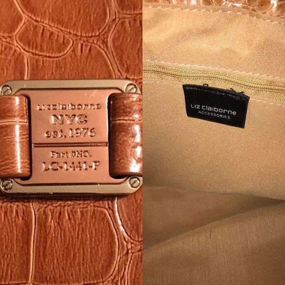 NWOT Liz Claiborne Faux Alligator Purse - Picture 8 of 8